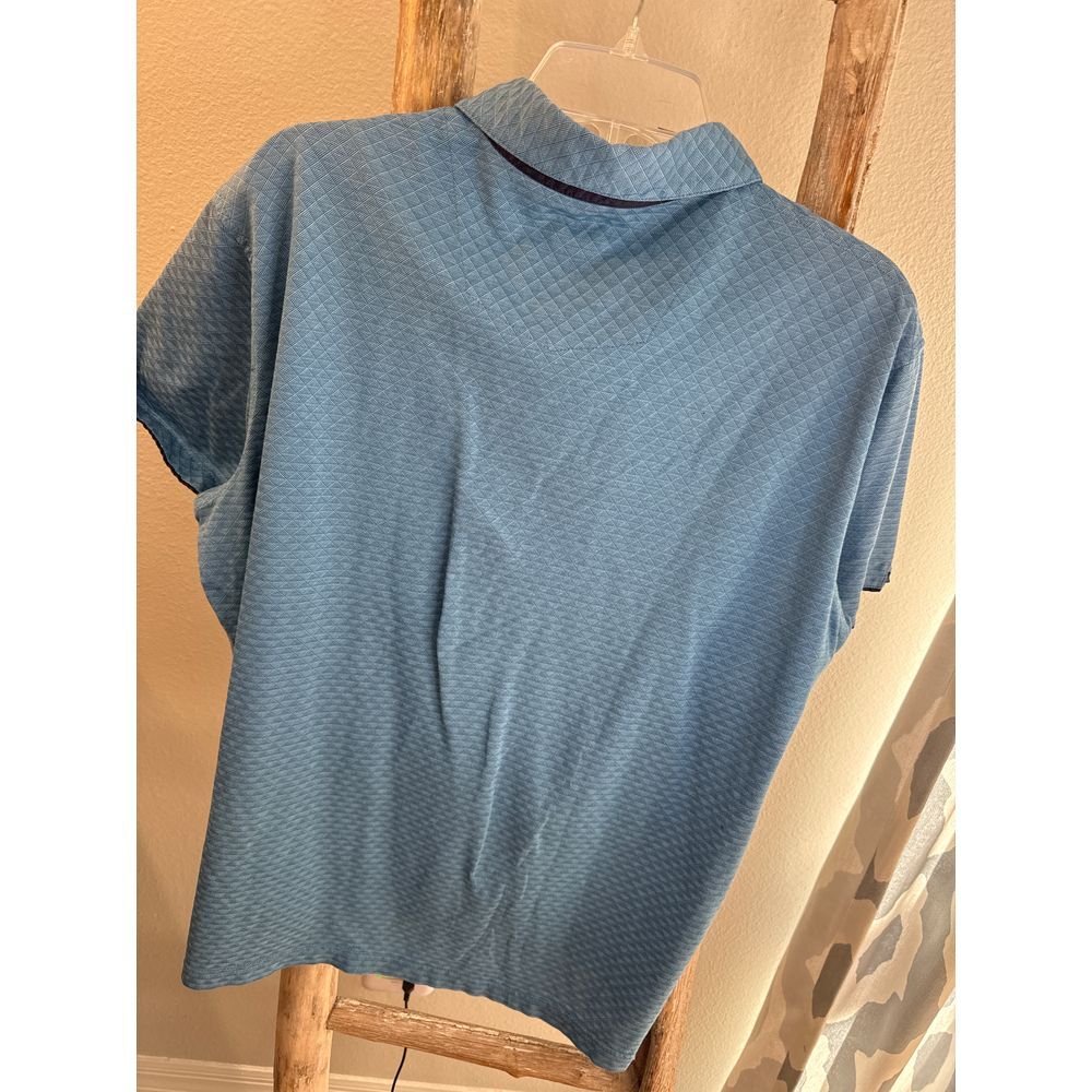 Retro-Inspired Quilted Polo Shirt - Picture 5 of 6